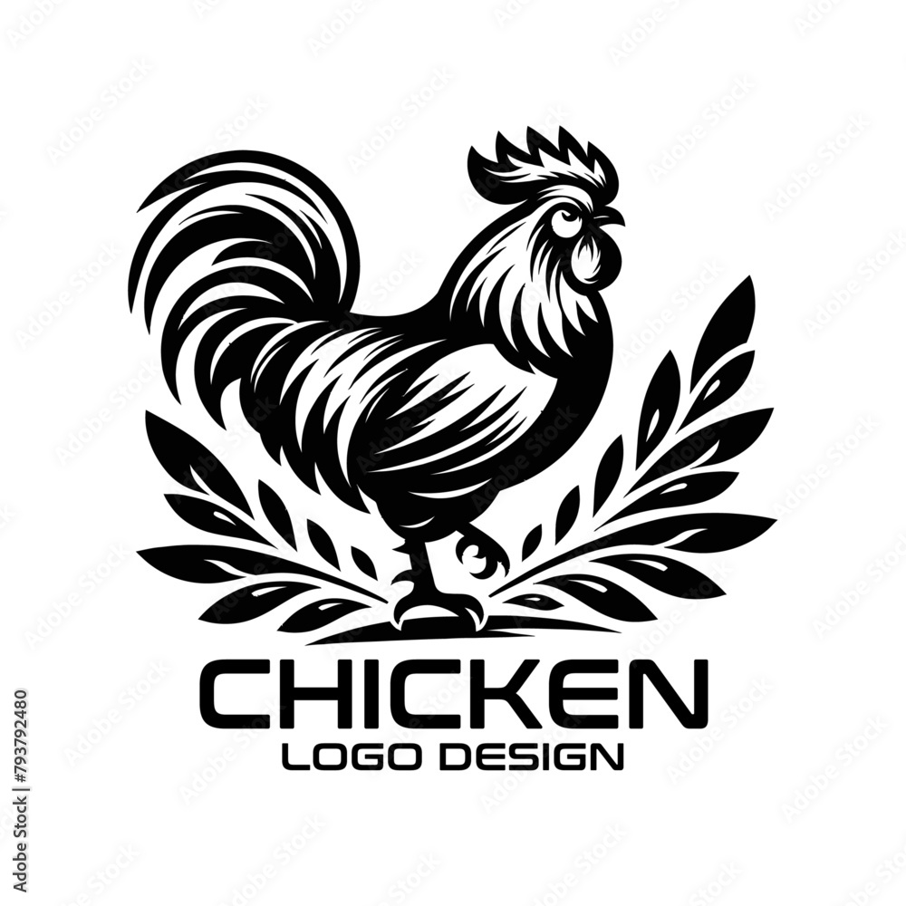 Chicken Vector Logo Design Chicken Vector Logo Design