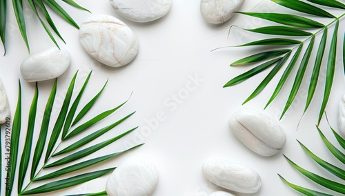 KSPhoto of_white stones_and_green