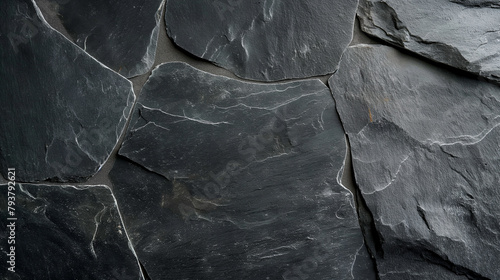 Abstract texture background black stone asphalt