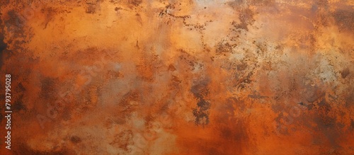 Rusted metal texture on white background