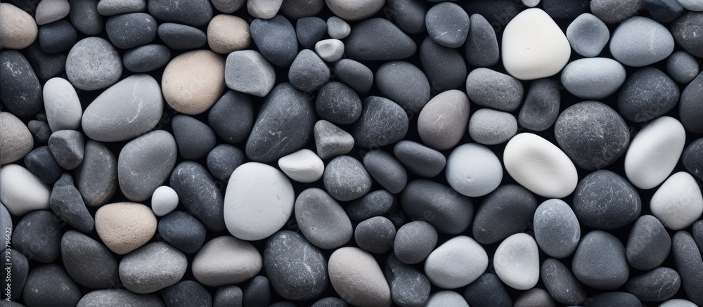 Black and White Stack of Rocks Black and White Stack of Rocks