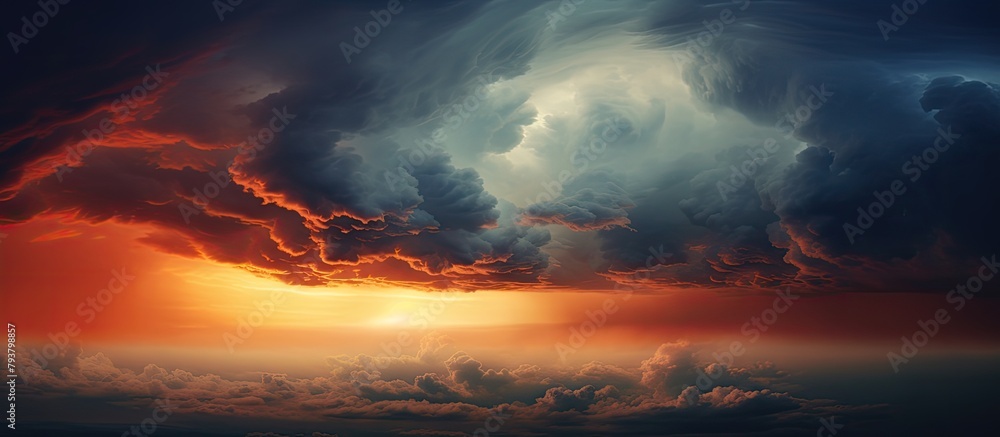 Sunset with Cloud Formation