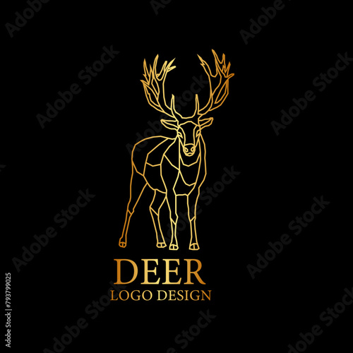 Deer Vector Logo Design  photo