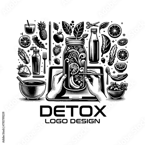 Detox Vector Logo Design