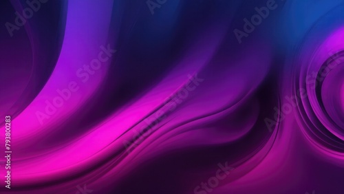 Maroon pink blue abstract dynamic color flow wave black background