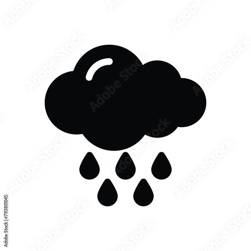 Downpour vector icon