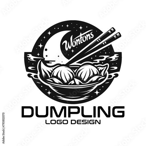 Dumpling Vector Logo Design