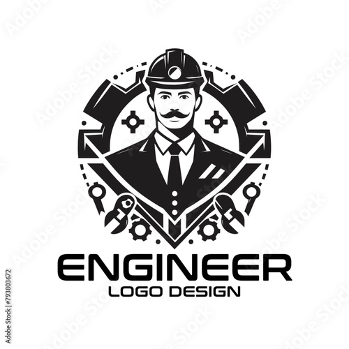 Engineer Vector Logo Design