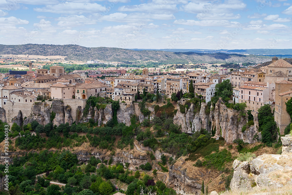 Monumental city of Cuenca, in the province of Castilla - La Mancha, in Spain