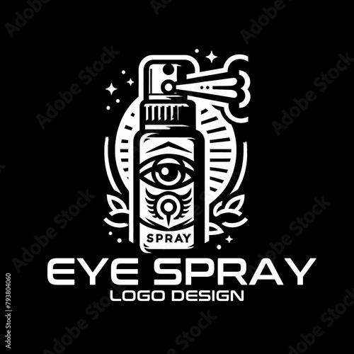 Eye Spray Vector Logo Design