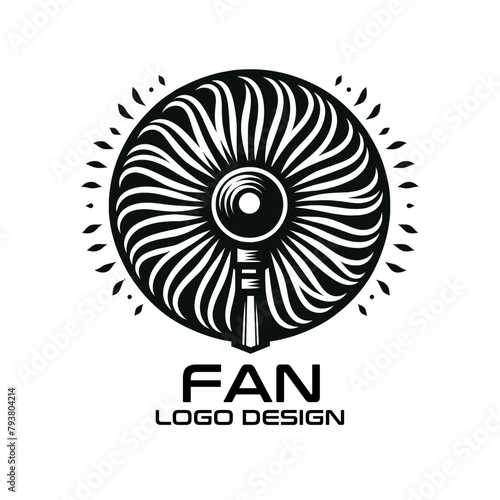 Fan Vector Logo Design 