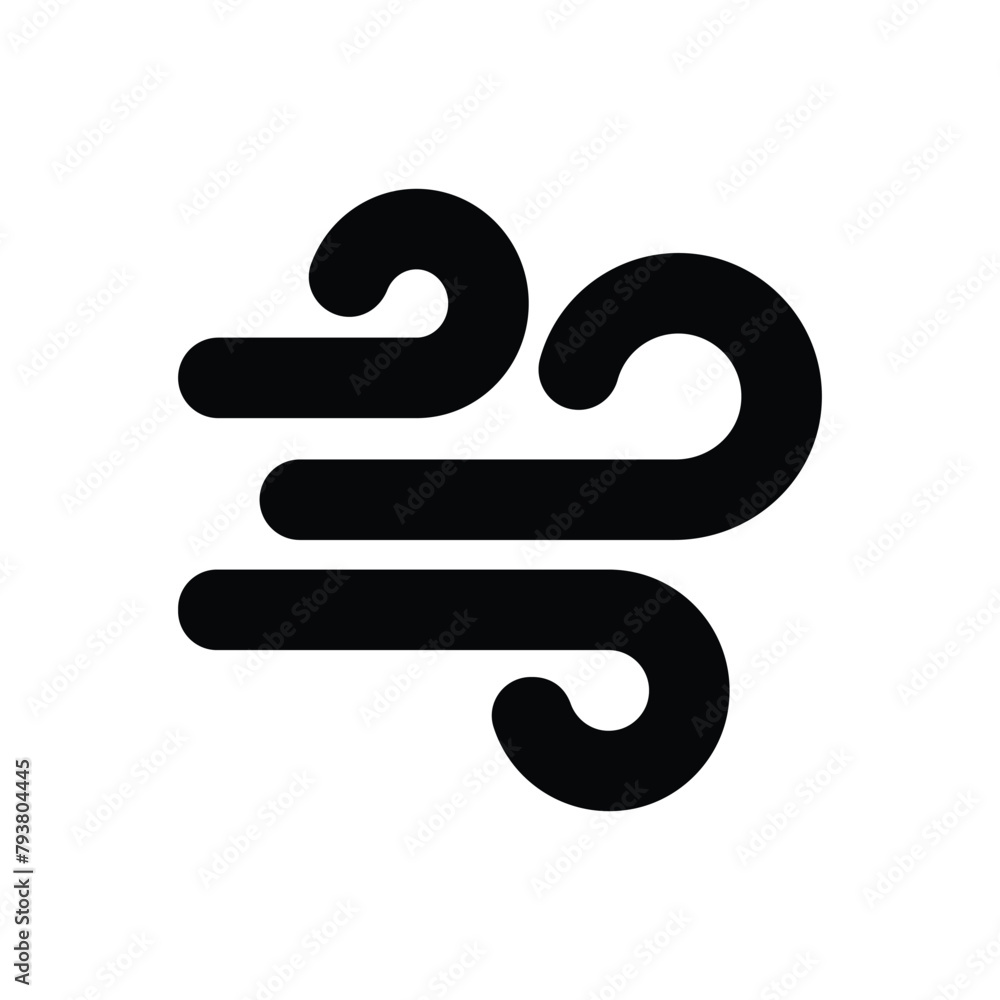 Wind vector icon Wind vector icon