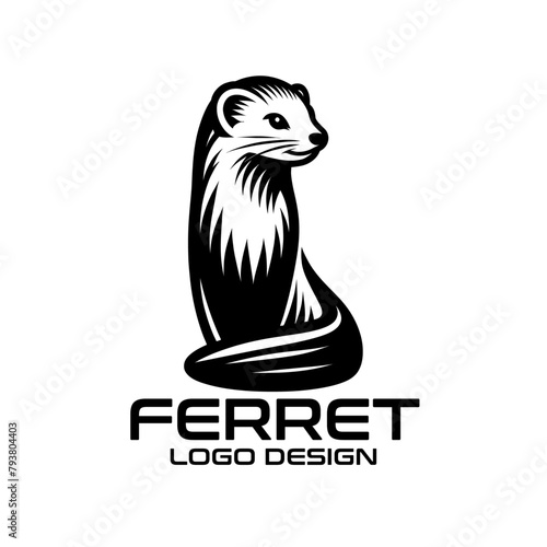Ferret Vector Logo Design