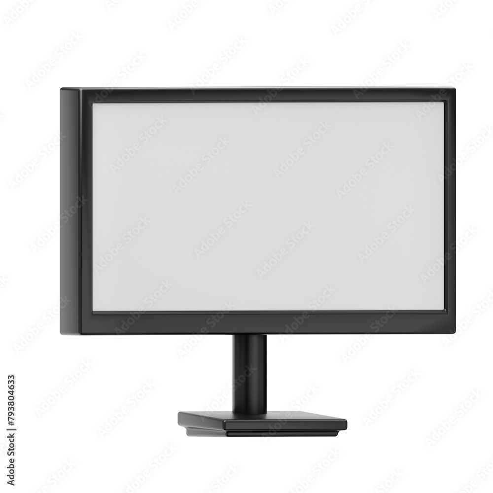 Monitor Computer Hardware 3D Icon Monitor Computer Hardware 3D Icon