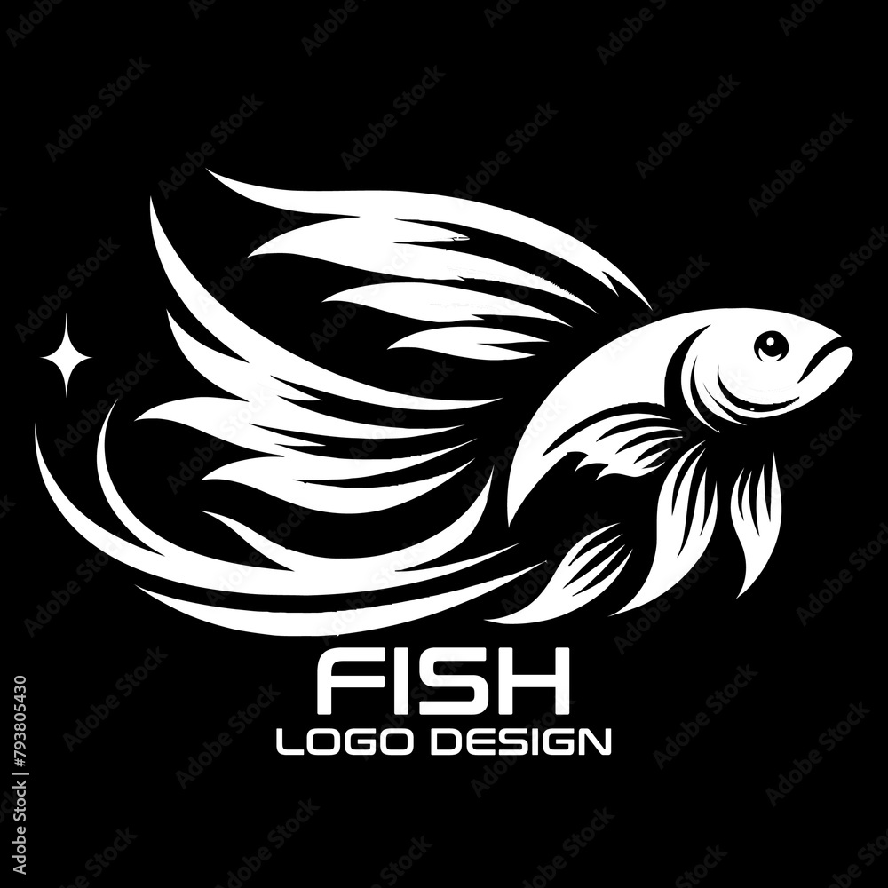 Obraz premium Fish Vector Logo Design