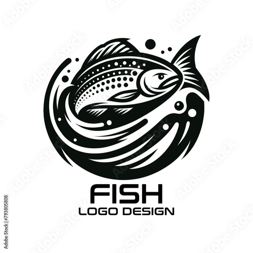 Fish Vector Logo Design