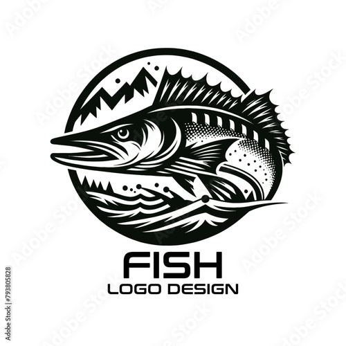Fish Vector Logo Design