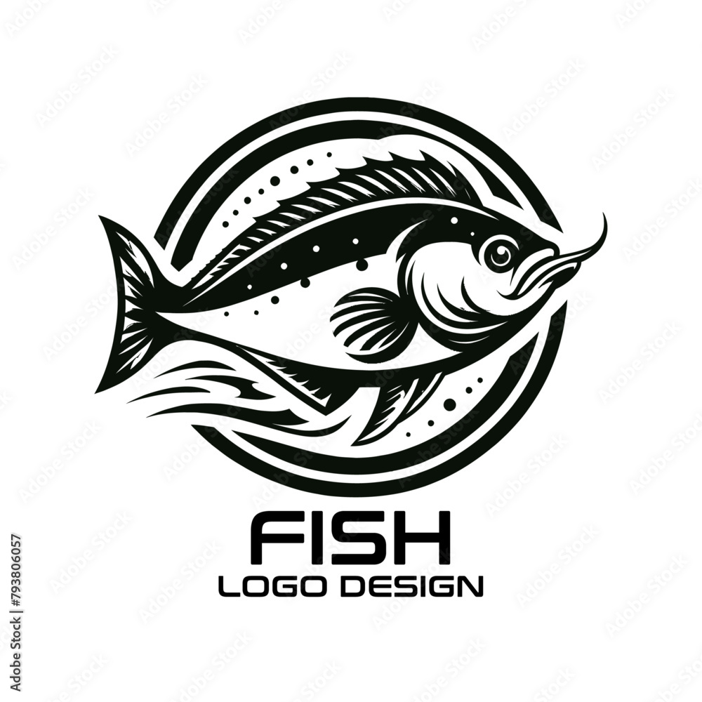 Fish Vector Logo Design Fish Vector Logo Design