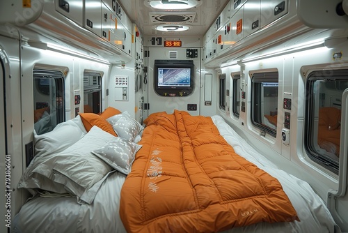 Wallpaper Mural Truck Driver's Rig Sleep Cabin Innovations Scenes showcasing innovative sleep cabin designs for truckers Torontodigital.ca
