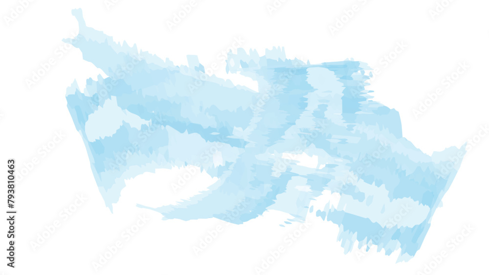 abstract blue watercolor background with colors. watercolor scraped grungy. This watercolor design with watercolor texture on white background. banner, cover, poster, card. vector illsutration