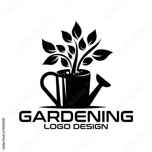 Gardening Vector Logo Design