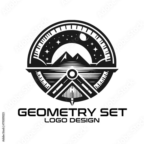 eometry Set Vector Logo Design photo