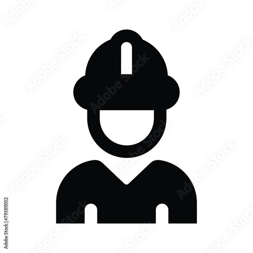 Grab this beautifully designed icon of labor in editable style, a customizable vector of worker, engineer