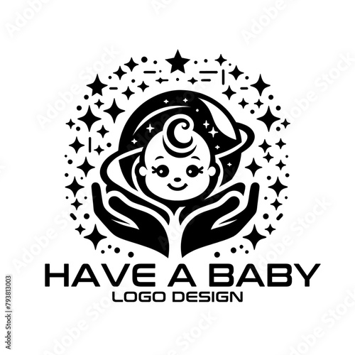 Have A Baby Vector Logo Design photo