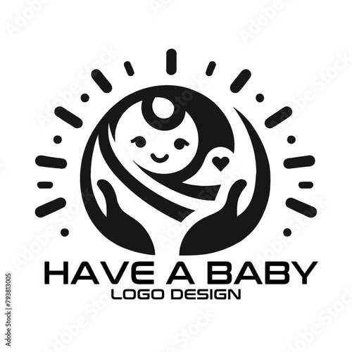 Have A Baby Vector Logo Design
