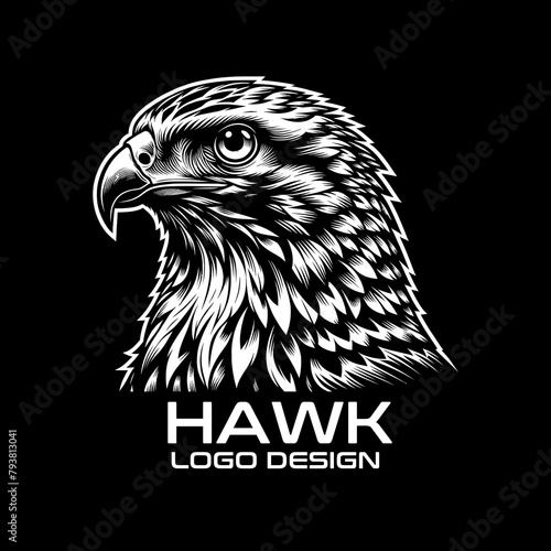 Hawk Vector Logo Design