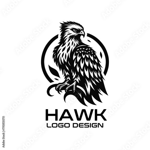 Hawk Vector Logo Design