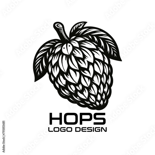 Hops Vector Logo Design