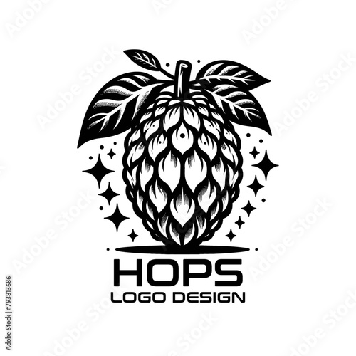 Hops Vector Logo Design