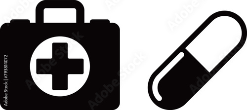 救急箱　薬　アイコン