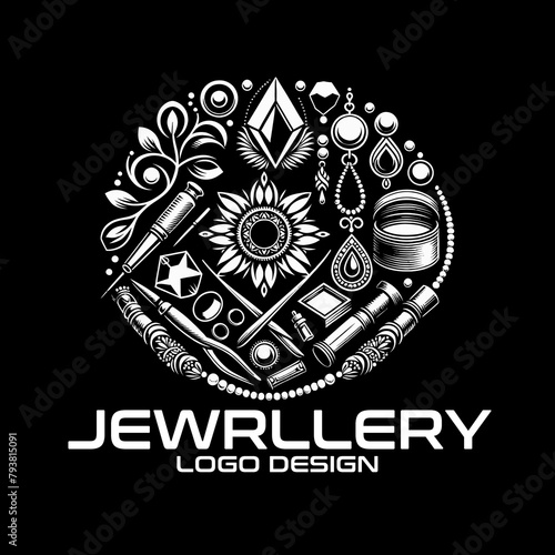 Jewellery Vector Logo Design photo