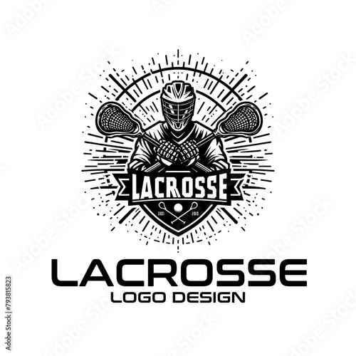 Lacrosse Vector Logo Design