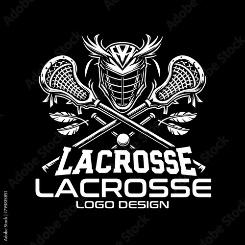 Lacrosse Vector Logo Design