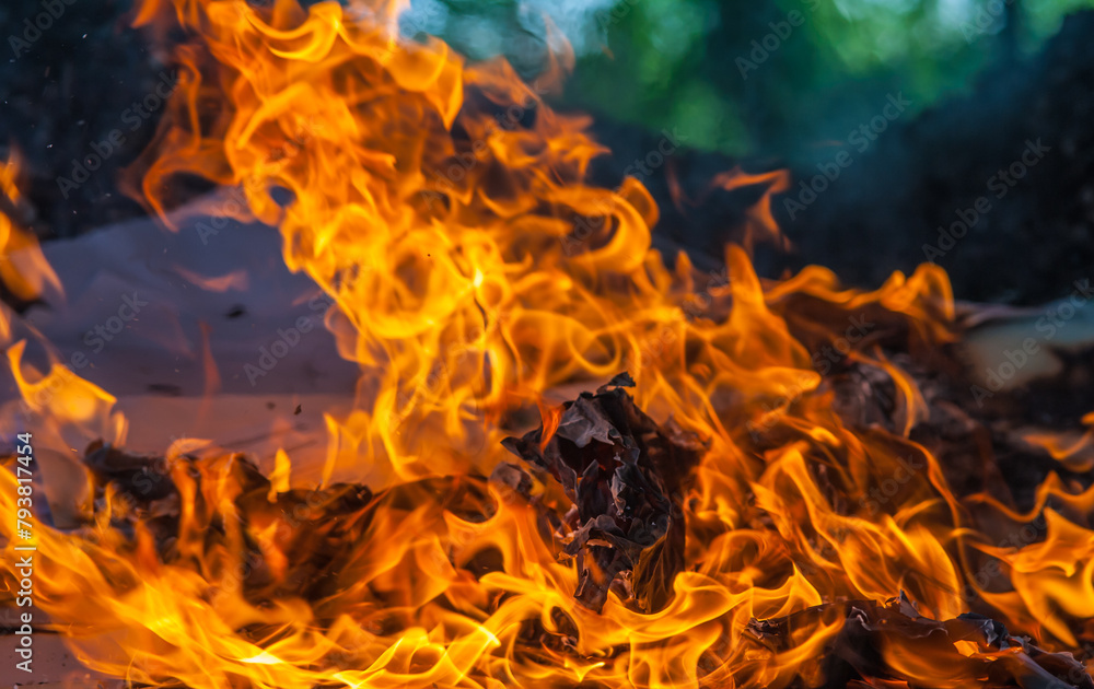 Burning documents causes air pollution. Burning documents causes air pollution.