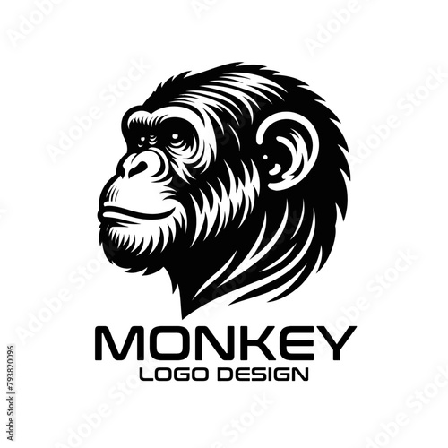 Monkey Vector Logo Design