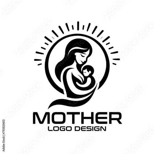 Mother Vector Logo Design