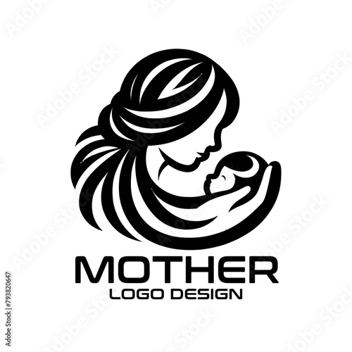 Mother Vector Logo Design