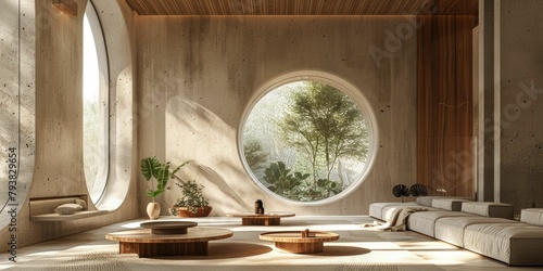 interior of a modern room