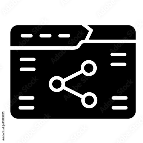 Share glyph icon
