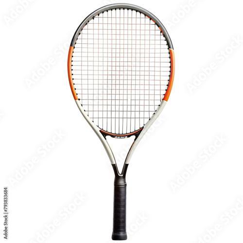 Tennis racket isolated on a white background 3d render