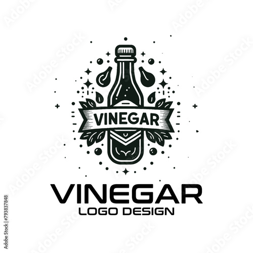 Vinegar Vector Logo Design