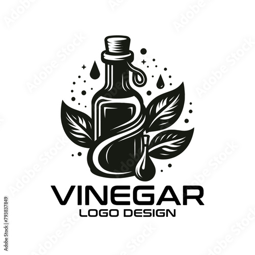 Vinegar Vector Logo Design