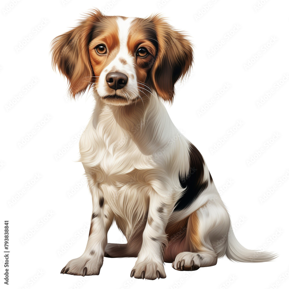 clipart brittany sitting сreated with Generative Ai clipart brittany sitting сreated with Generative Ai
