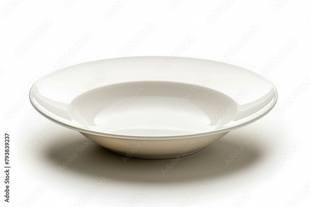 Dish, isolated on white Dish, isolated on white