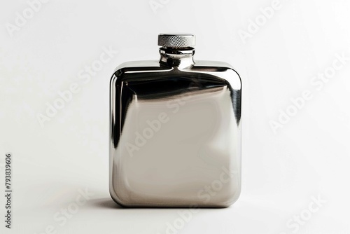 Flask, isolated on white photo