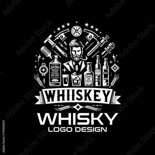 Whisky Vector Logo Design